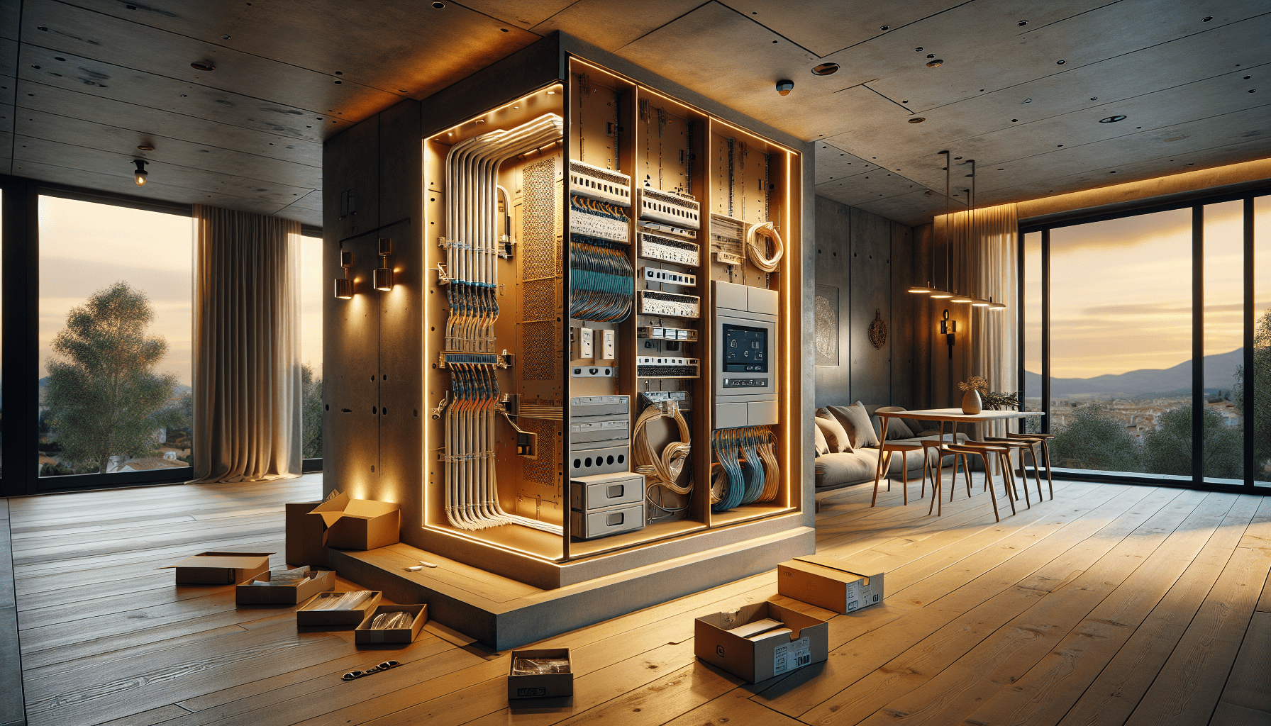 Preinstalación domótica para no romper paredes luego